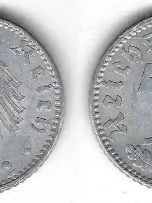 Jetzt sparen | Allemagne / Deutschland / Germany 50 Reichspfennig 1942 D III Reich SS