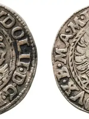 1 Groschen Bohemia Kingdom 1578 (af) Weissgroschen – Rudolph II (Joachimsthal) Silver 1.65g VF MB 254 | Neuzugang