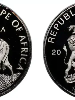 Zertifiziert | Malawi Republic 2003 10 Kwacha (Nyala) Silver plated brass 18.94g PF KM 103 Schön 70.5