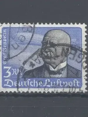 Expressversand - Deutschland vor 1945 Dt. Reich M.Nr. 539y, 3 Mark 1934 y Gummierung gestempelt, gp. BPP