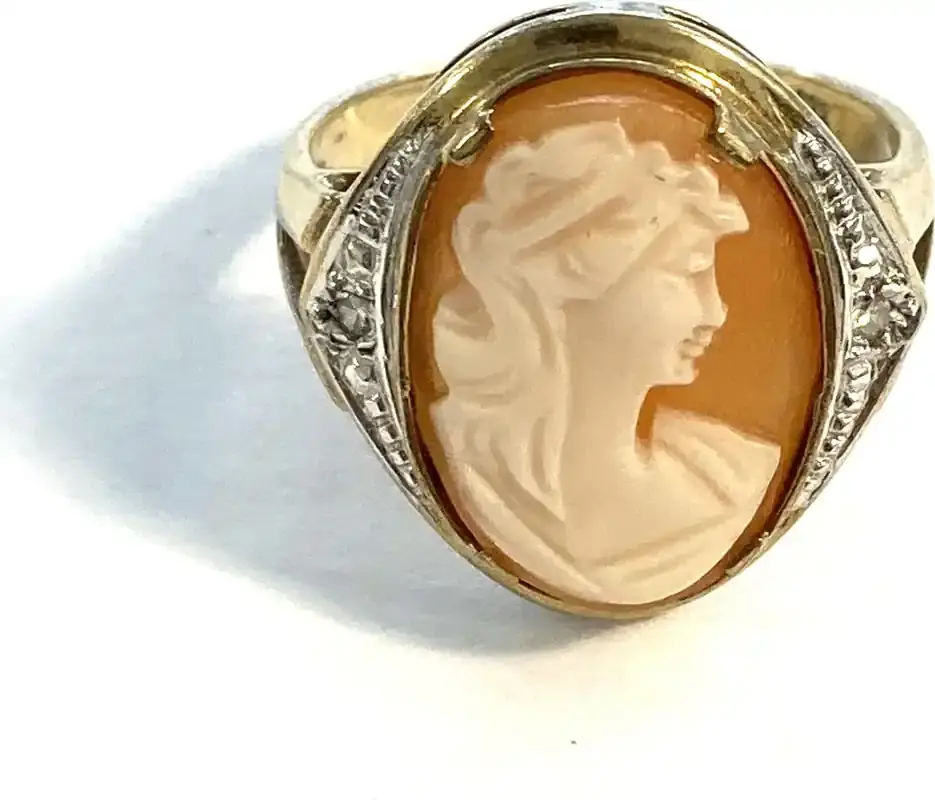 Goldring Gemme 2 Diamanten 333er Gelbgold und Weißgold Gr. 60,5 | Gleich bestellen