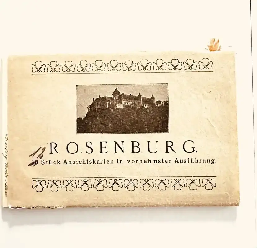 12 Ansichtskarten Rosenburg 1926 12 Aks Rosenburg Österreich Erkerzimmer Stiegenhaus Rittersaal Sitzungssaal sehr gut - Rabatt