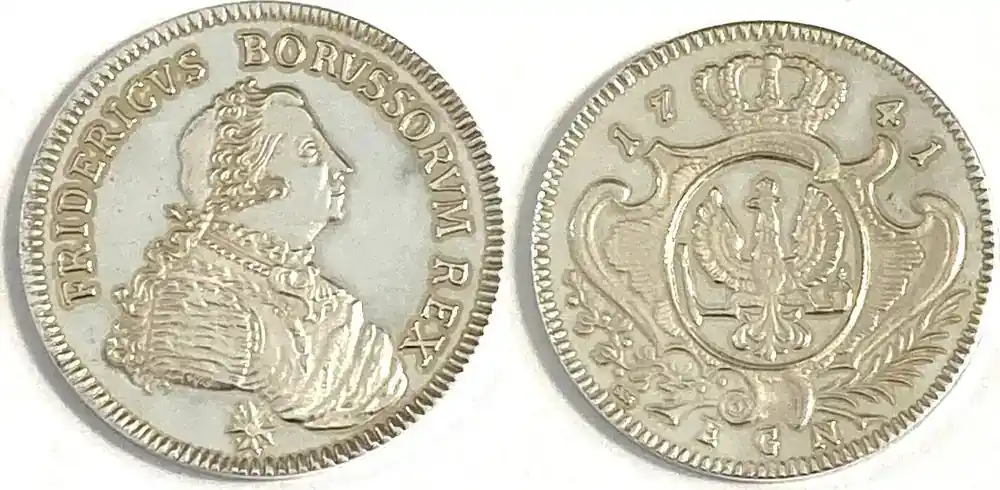 Deutschland Nachprägung Brandenburg-Preußen Taler 1741 1741 Nachprägung Nachprägung Friedrich II. Taler PP - Top-Qualität