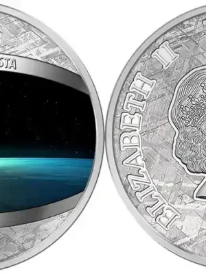 1 Dollar Muonionalusta Meteorite 1 oz Proof Pure Meteorite Coin 1 Niue 2016 Antique finish - Herstellerpreis