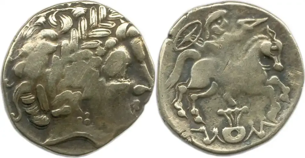 Aktionspreis | Monnaie Gauloise – Statère Redon à la cavalière – Pédigrée – TTB