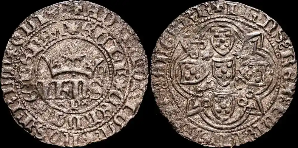 Sicher einkaufen - Oporto Real de 10 soldos (1385-1433) Portugal Muy buena conservación.