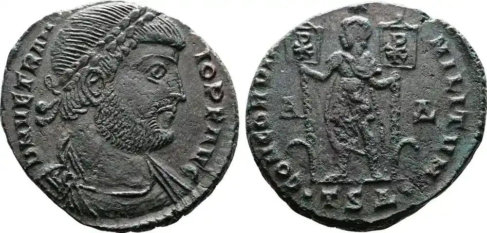 Super-Preis | Roman Empire Centenionalis 350 AD Vetranio. Thessalonica. Boldly Struck. vz-