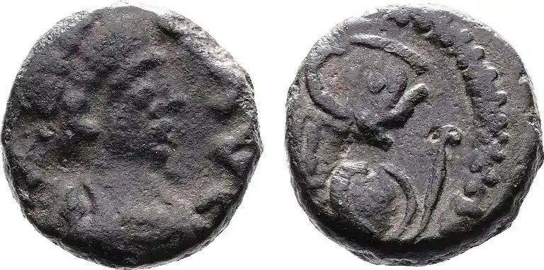Expressversand - Roman Empire AE4 457-474 AD Leo I. Constantinople Mint. Scarce. Very s