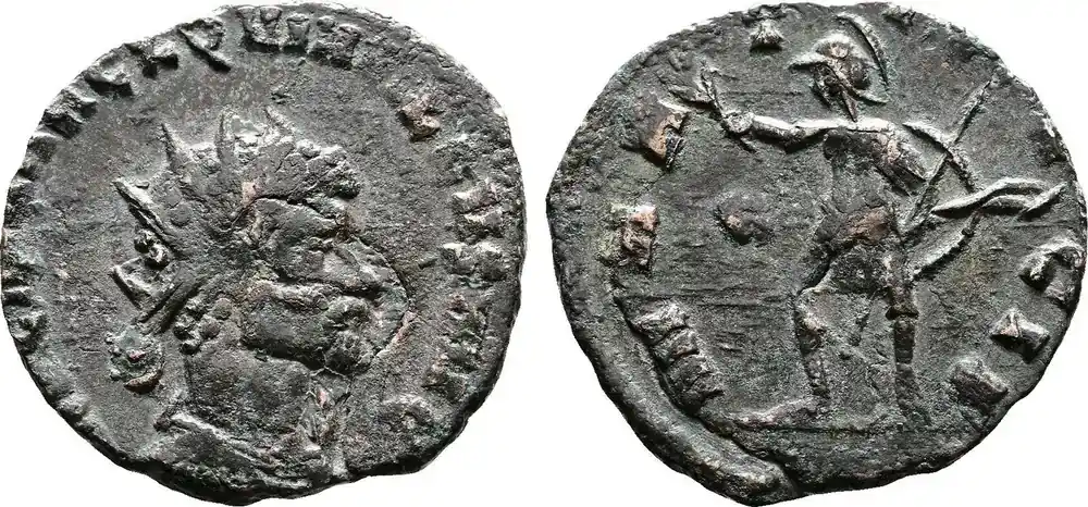 Roman Empire Antoninianus 270 AD. Quintillus & Mars Reverse Ss - Neuzugang