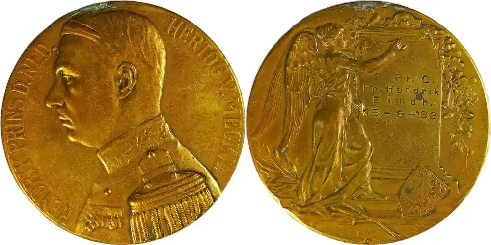 Netherlands historical medal 1932 Prinz Hendrik der Niederlande – Herzog von Mecklenburg 1. Preis, Eindhoven EF- | Preisnachlass