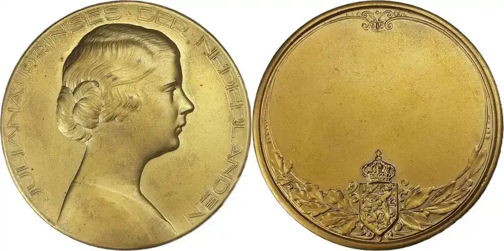 Netherlands Historical medal 1929 Prinzessin Juliana Preismedaille – Van Goor / A. Buttler UNC | Reduziert