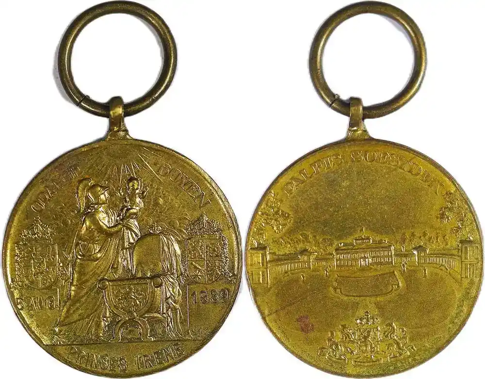 Netherlands Historical medal Geburt von Prinzessin Irene, 1939 – Schloss Soestdijk EF - Versand noch heute
