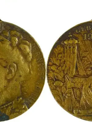 Zertifiziert | Netherlands Historical medal 1909 Geburt von Prinzessin Juliana – A Falise – VF