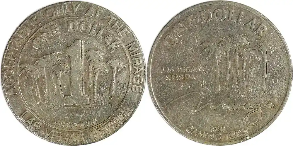 United States of America One Dollar Token N.D The Mirage, Las Vegas, Nevada VF | Direkt kaufen