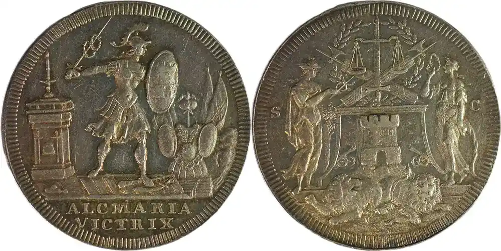 Netherlands Historical medal After 1693 Ratsmedaille von Alkmaar zur Erinnerung an die Befreiung der Stadt EF | Sparangebot