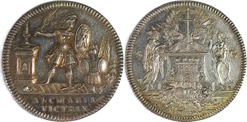 Jetzt zugreifen - Netherlands Historical medal After 1693 Ratsmedaille von Alkmaar zur Erinnerung an die Befreiung der Stadt EF+