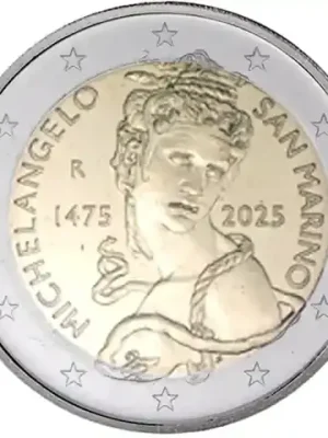 Deal - San Marino 2 Euro 2025 – 550. Geburtstag von Michelangelo