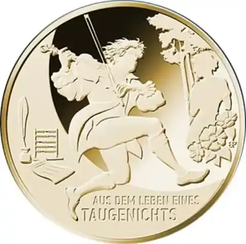 Profi-Qualität | Deutschland 100 Euro Gold 2025 A Aus dem Leben eines Taugenichts