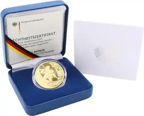 Deutschland 100 Euro Goldmünze 2025 Aus dem Leben eines Taugenichts - Rabatt