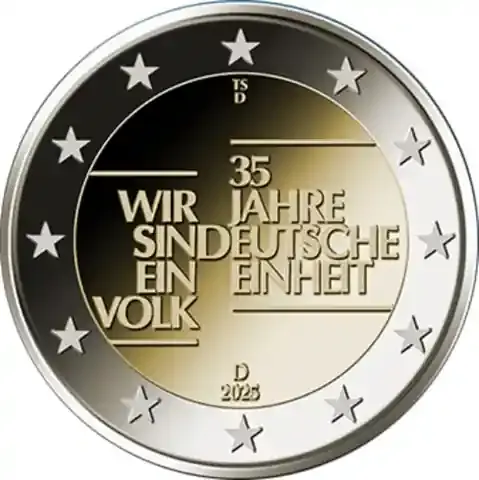 Bestseller | Deutschland 2 Euro 2025 Deutsche Einheit