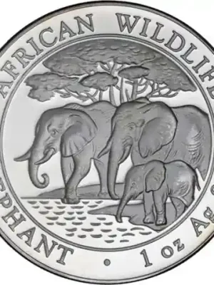 Bestseller | 1 Unze Silber 2013 Somalia Elefant