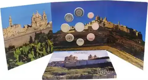 Auf Lager | Malta 5,88 Euro 2025 KMS Mdina im Folder