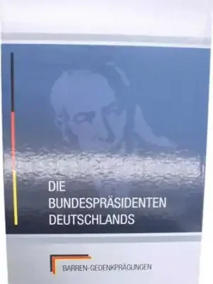 Neuheit | Deutschland 12x Medaillen 2017 PP – Die Bundespräsidenten Deutschlands vergoldet