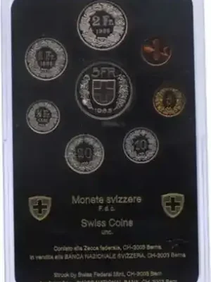 Bestpreis | Schweiz Kursmünzensatz 1985 stgl – 8,86 Franken