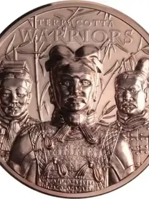 Cook Islands 1 Dollar 2021 Kupfer Prooflike Ultra High Relief – Terracotta Warriors - Qualitätsprodukt