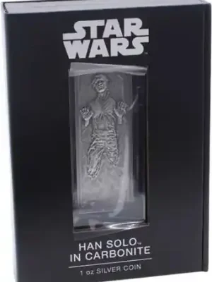 1 Unze Silber Niue 2 Dollar 2022 Star Wars – Han Solo in Carbonite Antique Finish | Meistverkauft