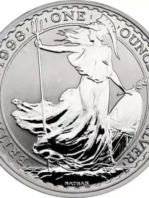 1 Unze Silber 1998 Britannia – Großbritannien 2 Pounds | Deal