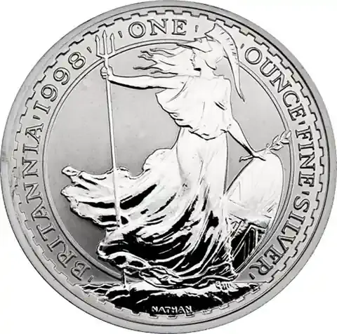 1 Unze Silber 1998 Britannia – Großbritannien 2 Pounds | Deal