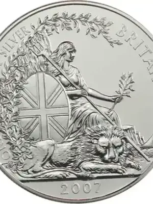 Nur für kurze Zeit | 1 Unze Silber 2007 Britannia – Großbritannien 2 Pounds