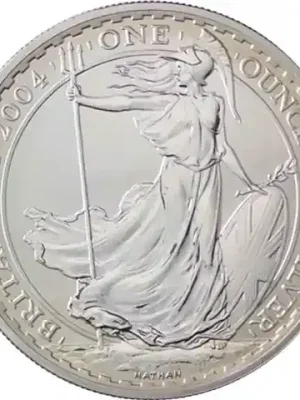 1 Unze Silber 2004 Britannia – Großbritannien 2 Pounds - Neuzugang