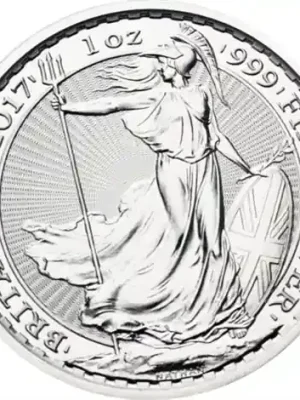 1 Unze Silber 2017 Britannia – Großbritannien 2 Pounds - Einfache Rückgabe