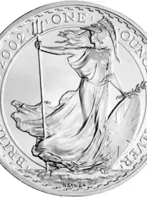 1 Unze Silber 2002 Britannia – Großbritannien 2 Pounds - Direkt bestellen