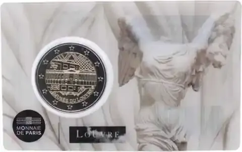 Frankreich 2 Euro 2025 Louvre Museum – CoinCard – Nike von Samothrake - Schnäppchen