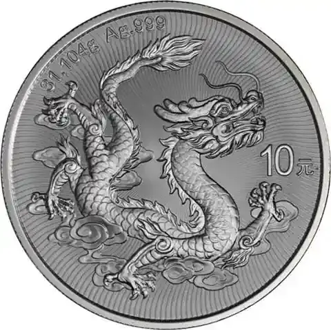 1 Unze Silber 2025 Chinesischer Drache | Nur diese Woche