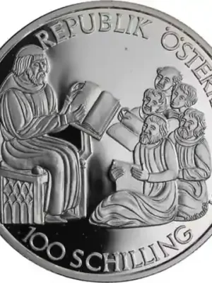 Österreich 100 Schilling 2001 – Das Mittelalter, Rudolf IV - Neue Ware