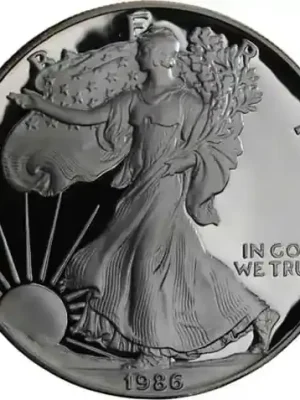 Neu | 1 Unze Silber USA 1986 PP – Amerikan Silver Eagle