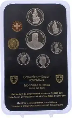 Schweiz 8,86 Franken 1986 Stgl – Kursmünzensatz - Nur noch kurze Zeit