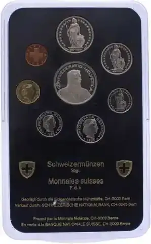 Jetzt erhältlich - Schweiz 8,86 Franken 1995 – Kursmünzensatz