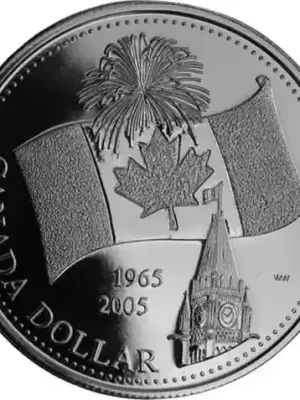 Kanada 1 Dollar Silber 2005 PP – 40 Jahre Nationalflagge | Online bestellen