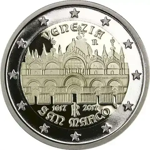 Premium - Italien 2 Euro 2017 PP 400. Jahrestag Fertigstellung der Basilika San Marco