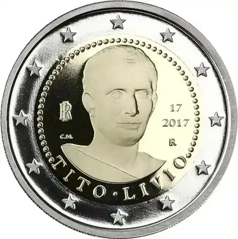 Italien 2 Euro 2017 Polierte Platte „2000. Todestag von Titus Livius“ - Schnäppchen