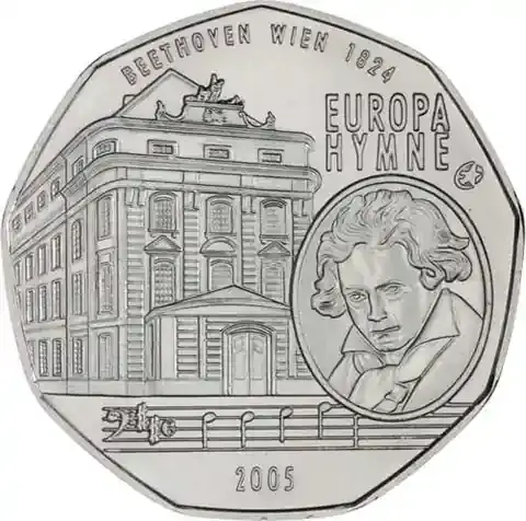 Österreich 5 Euro Silber 2005 Europahymne – Ludwig van Beethoven | Knallerpreis