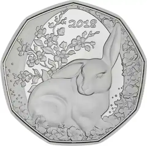 Einfach bestellen | Österreich 5 Euro Silber 2018 Osterhase – Ostermünze