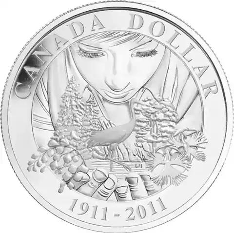 Premium-Qualität - Kanada 1 Dollar 2011 PP – 100 Jahre Nationalparks