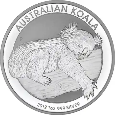 Rabatt | 1 Unze Silber 2012 Koala – Australien 1 Dollar (Perth Mint) Koalabär