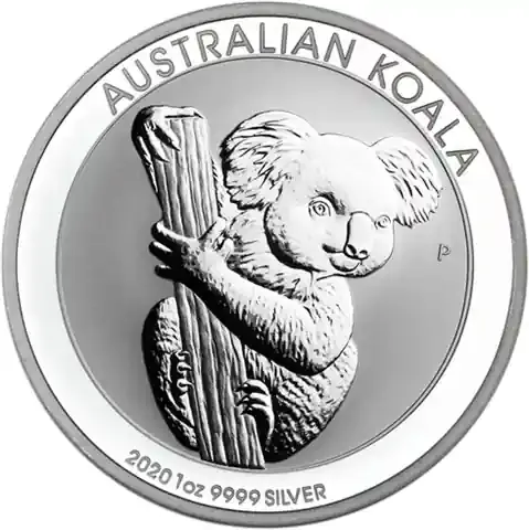 Deal | 1 Unze Silber 2020 Koala – Australien 1 Dollar (Perth Mint) Koalabär